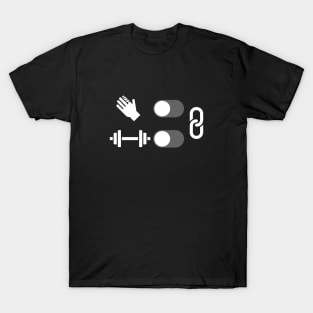 No Pain, No Gain - icons T-Shirt